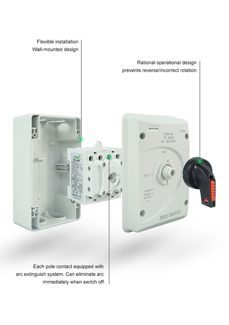 Suis pengasing SISO-40 DC