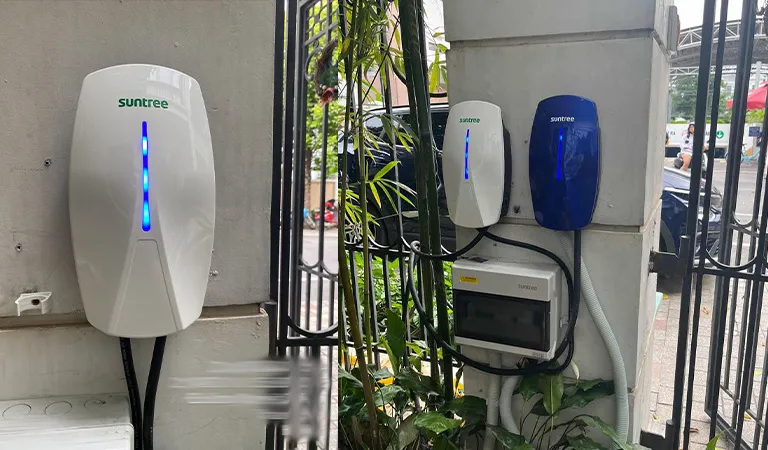 Kes gunaan Pemunggah EV AC 22KW di Myanmar